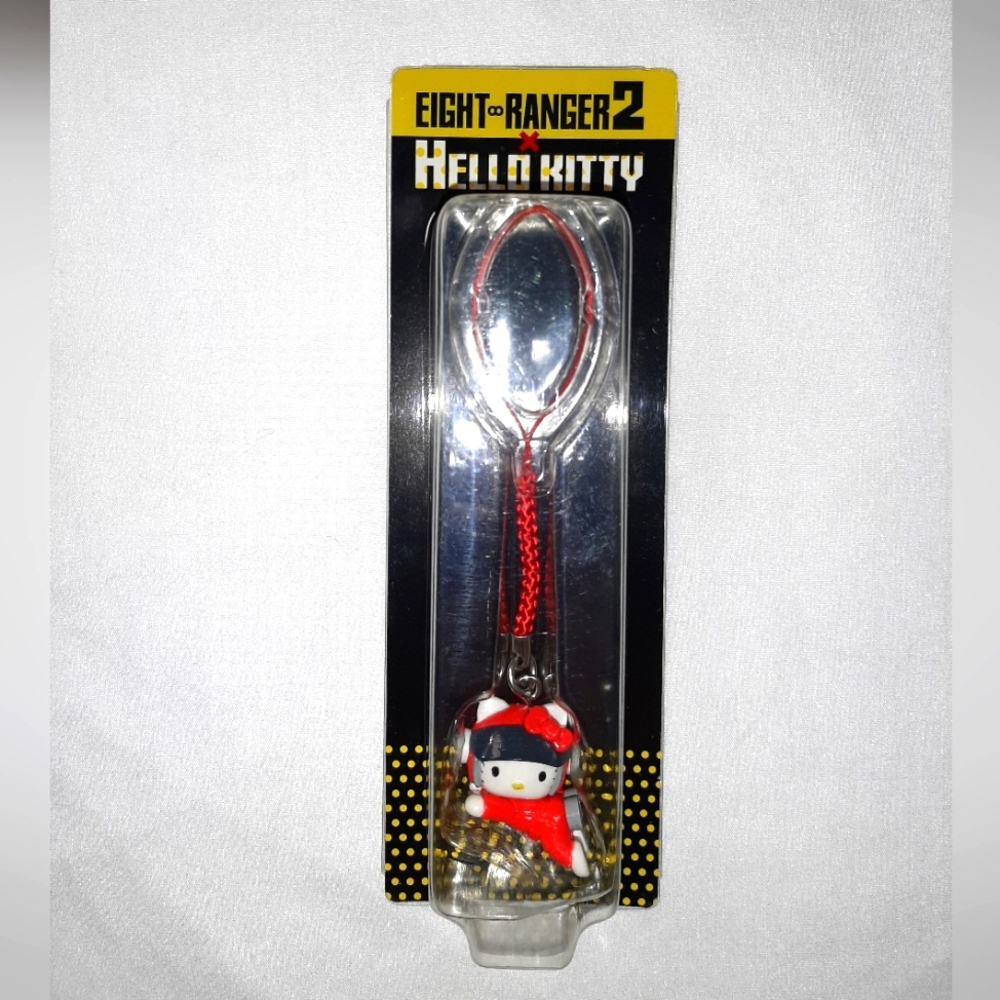 Kanjani Eight Rangers 2 x Hello Kitty Collaboration Key Chain Red Mascot Figure